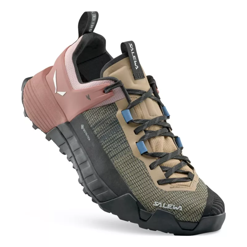 Salewa Wildfire NXT GTX Damen-Wanderschuhe - Quicksand/Etruscan Red, UK 4.5 (EU 37)