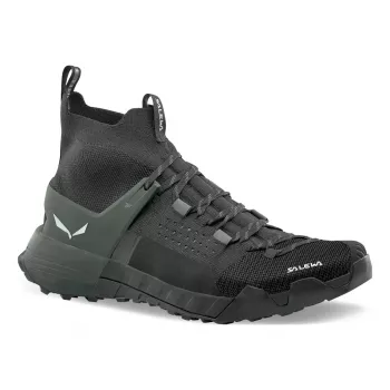 SALEWA Wildfire NXT Knit Approach Shoes Onyx Olive
