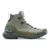 SALEWA Puez Leather Mid PTX Shadow Dark Olive Wanderschuhe UK 8 (EU 42)