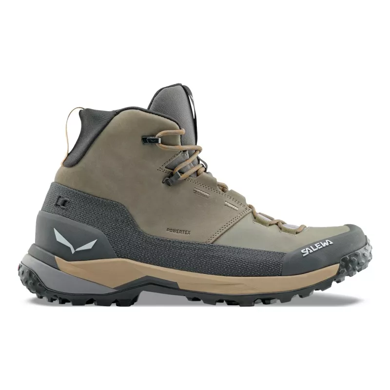 SALEWA Puez Leather Shoes PTX - Bungee Cord / Onyx - UK 7.5 (EU 41)
