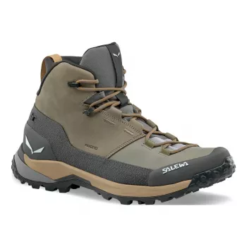 SALEWA Schuhe Puez Leather Mid PTX Bungee Cord Onyx UK 8.5
