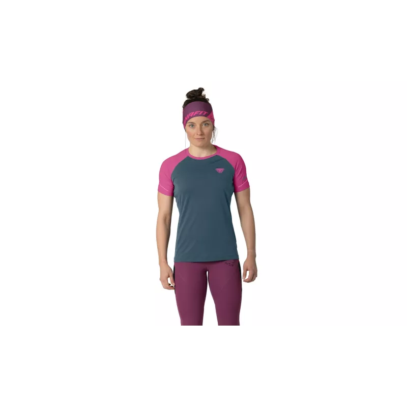 SALEWA Damen Dynafit Alpine Pro S/S Tee Laufshirt - Magenta, Größe XS