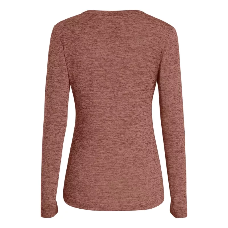SALEWA Puez Melange Dry Long Sleeve Tee Women Pink S