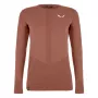 Salewa Zebru Medium Warm AMR L/S Tee Damen Thermounterhemd - Etruskischrot, XS
