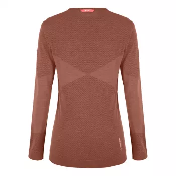 Salewa Zebru Medium Warm AMR L/S Tee Damen Thermounterhemd - Etruskischrot, XS