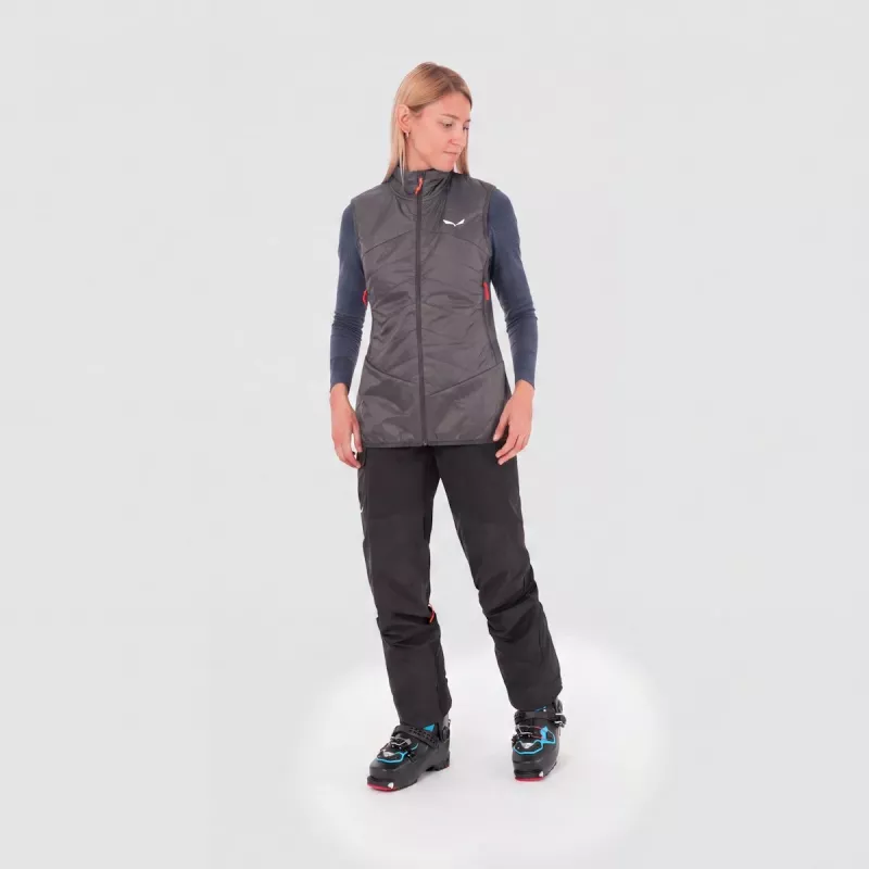 SALEWA Ortles Hybrid TirolWool Responsive Damen Isolationsweste Quiet Shade EU 36 (S)
