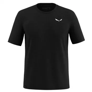 Salewa Eagle Minilogo AM T-Shirt - Black Out, Größe M