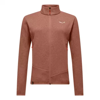 SALEWA Puez Rocca PL Damen Fleecejacke Etruskischrot