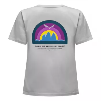 Salewa Eagle Anniversary T-Shirt - Optical White - Size L