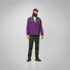SALEWA Eagle Anniversary Full-Zip Fleece Sweatshirt Women's XS Plum
