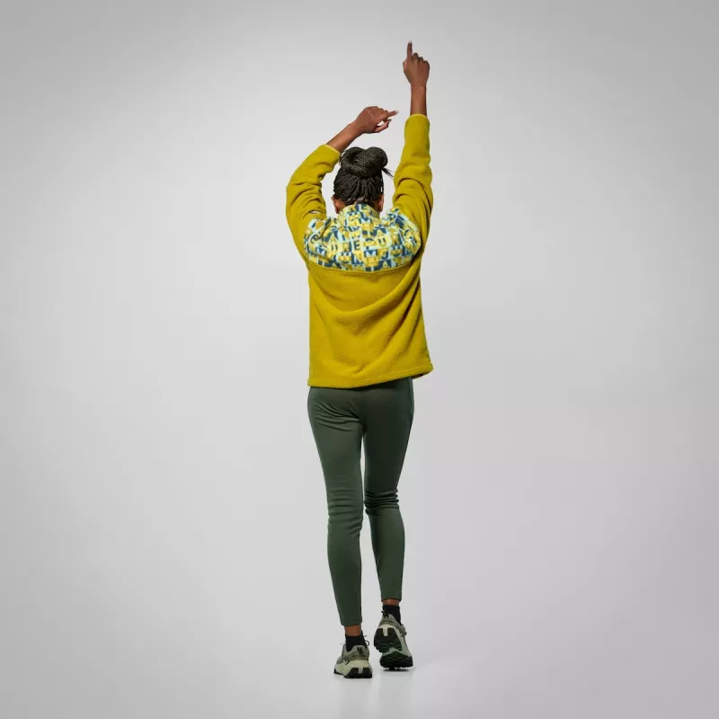 SALEWA Sweatshirt Eagle Anniversary Half-Zip Pullover Olive Oil XL