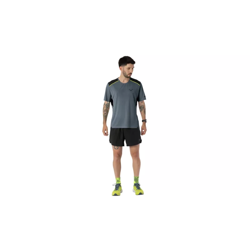 SALEWA Dynafit Sky Shirt Running T-Shirt - Cinder - Größe L