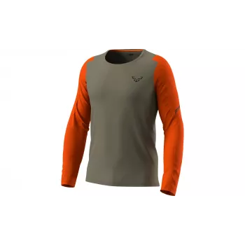 SALEWA Longsleeve Dynafit Transalper L/S Tee - Fallen Rock Größe M