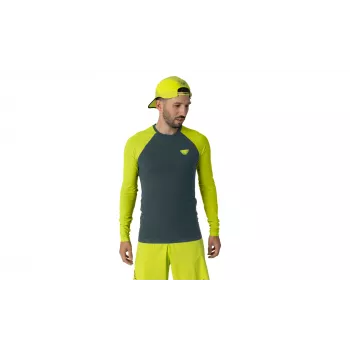 Salewa Dynafit Ultra S-Tech L/S Tee - Ultra Yellow, Größe S/M