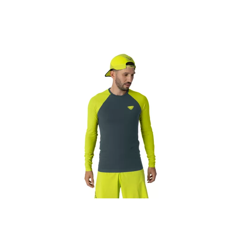 Salewa Dynafit Ultra S-Tech L/S Tee - Ultra Yellow, Größe S/M