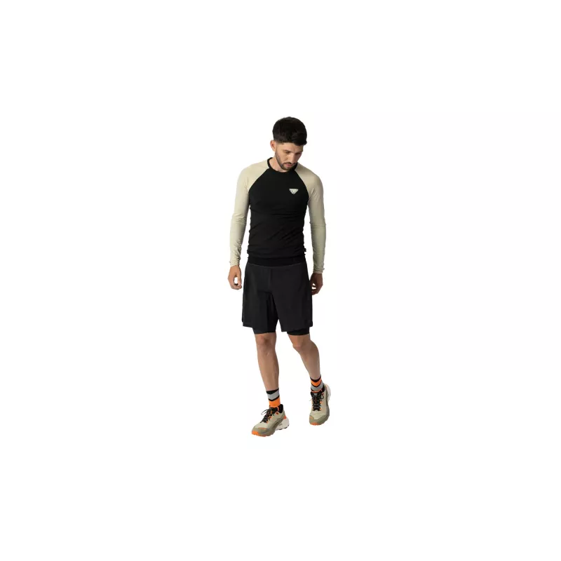 SALEWA Dynafit Ultra S-Tech L/S Tee - Overcast - Herren Langarm Laufshirt
