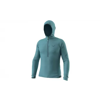 Dynafit Traverse Thermal 1/2 Zip Sweatshirt mit Halbreißverschluss, Rauchblau, L