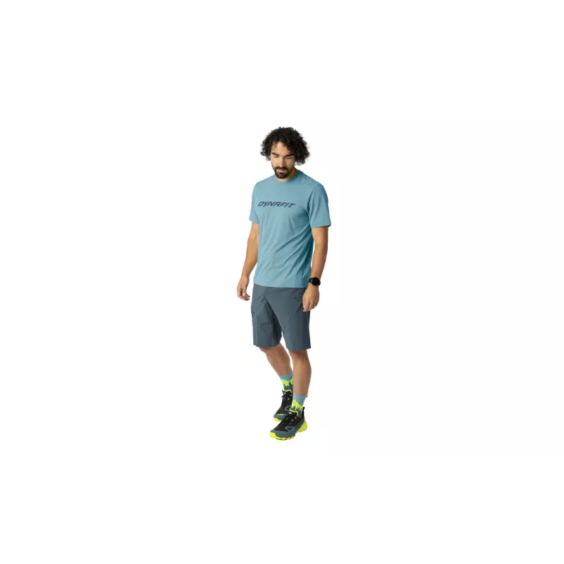 SALEWA Dynafit Traverse T-Shirt – Smoke Blue, Größe L