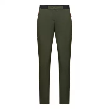 Salewa Pedroc 5 Dst Pant Damen Softshellhose - Dark Olive, Größe S