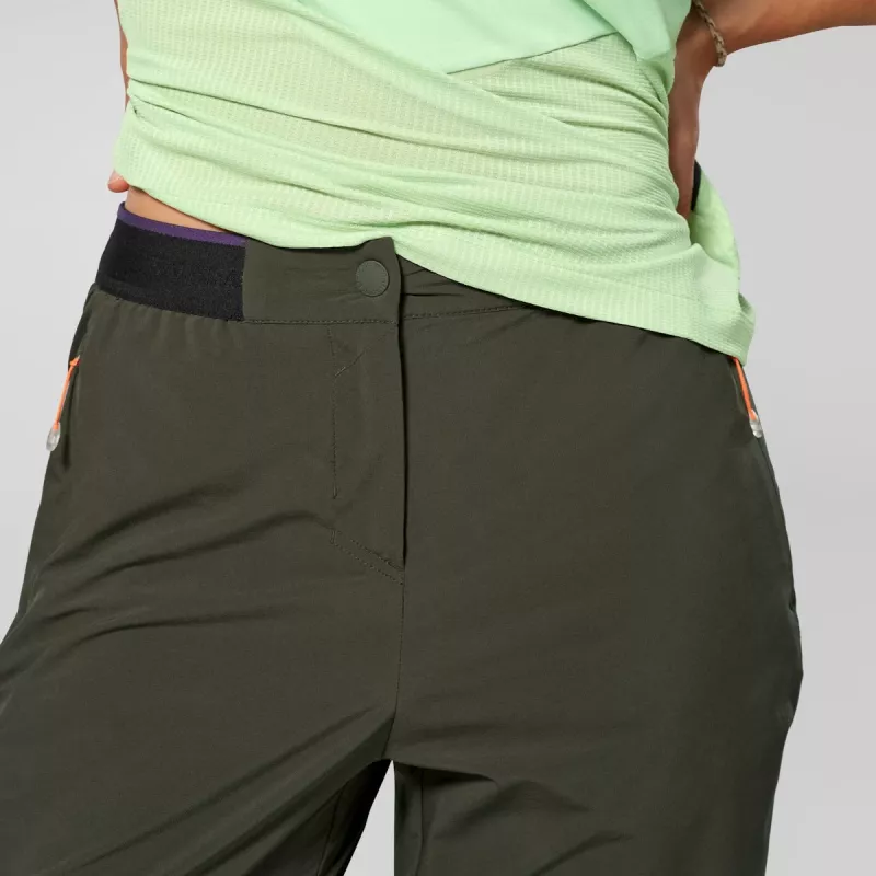Salewa Pedroc 5 Dst Pant Damen Softshellhose - Dark Olive, Größe S