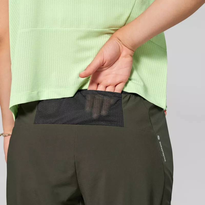 Salewa Pedroc 5 Dst Pant Damen Softshellhose - Dark Olive, Größe M
