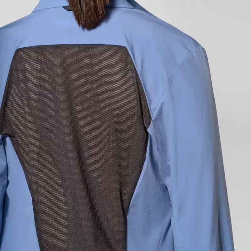 Salewa Pedroc Dst Light Jacket Damen Softshelljacke - Morning Blue, Größe M