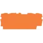 WAGO 2002-1492 Abschluss- und Zwischenplatte, orange, 0,8 mm Dicke