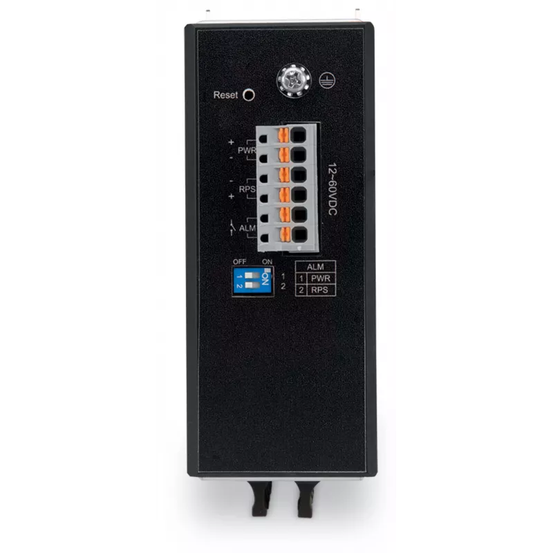 WAGO 852-1106 Industrial Unmanaged Gigabit Ethernet Switch, 8-Port, 10/100/1000 Mbps, DIN-Rail Mount