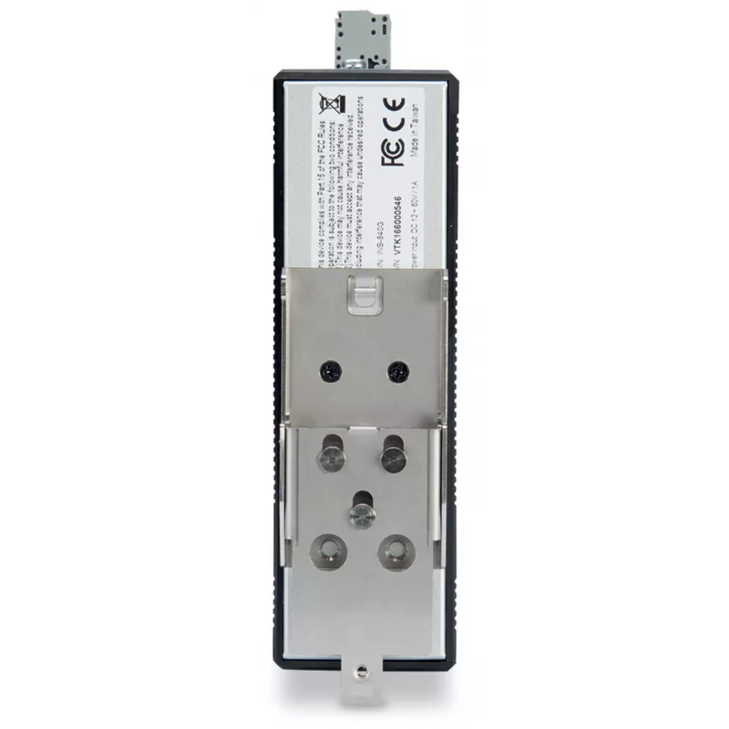 WAGO 852-1106 Industrial Unmanaged Gigabit Ethernet Switch, 8-Port, 10/100/1000 Mbps, DIN-Rail Mount