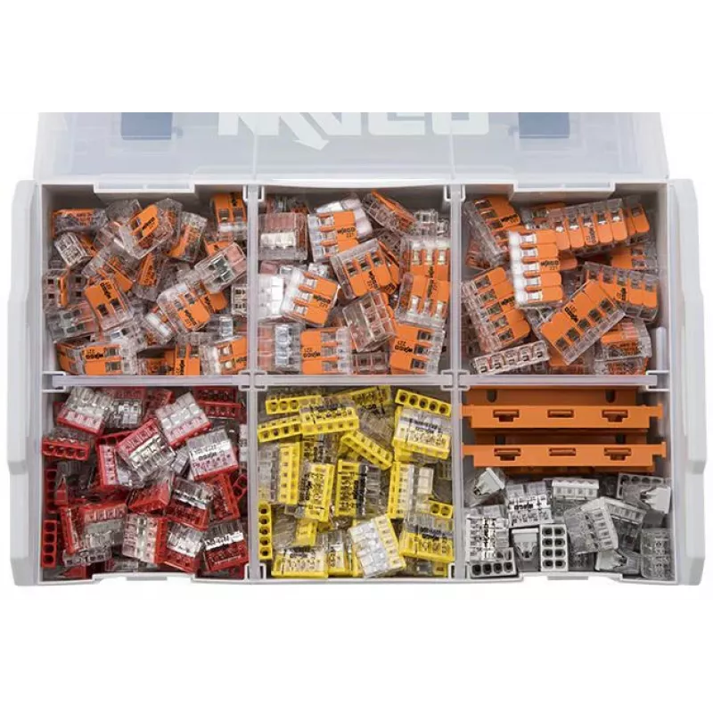 WAGO 887-955 Verbindungsklemmen-Set, L-BOXX Mini, 221 und 2273 Serie