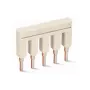 WAGO 2002-405 Push-in-Jumper, 5-fach, isoliert, hellgrau