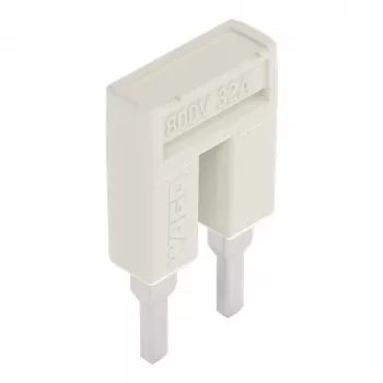 WAGO 2004-402 Push-in-Jumper, 2-fach, isoliert, hellgrau