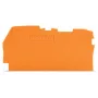 WAGO 2102-1292 Abschluss- und Zwischenplatte, 0,8 mm, Orange