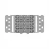 WAGO 221-2505 Montageträger mit Zugentlastung, 5-fach, grau