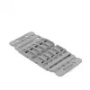 WAGO 221-2505 Montageträger mit Zugentlastung, 5-fach, grau