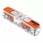 WAGO 221-2401 Inline-Spleißverbinder, 2-Leiter, 0,2-4 mm², 600 Stück, transparent/orange