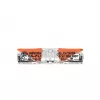 WAGO 221-2401 Inline-Spleißverbinder, 2-Leiter, 0,2-4 mm², 600 Stück, transparent/orange