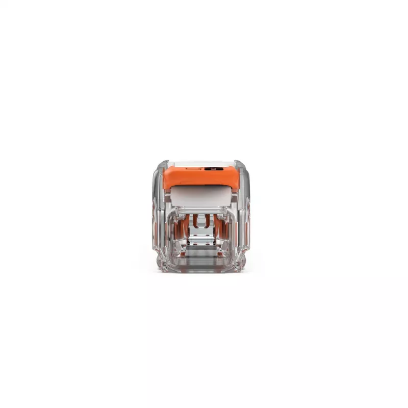 WAGO 221-2401 Inline-Spleißverbinder, 2-Leiter, 0,2-4 mm², 600 Stück, transparent/orange
