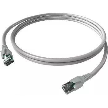 EasyLan FlexBoot Patchkabel Cat.6A S/FTP Grau 10m