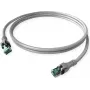 EasyLan DualBoot PushPull Cat.6a S/FTP Patchkabel 10m - Grau
