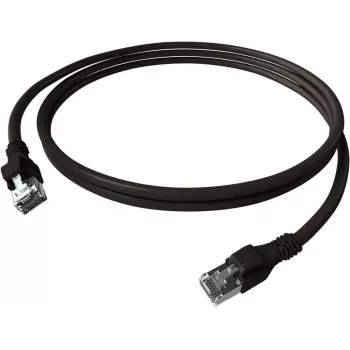 EasyLan CPP1OSASAS0020 DualBoot Push Patchkabel Cat.6A S/FTP Schwarz 2,0m