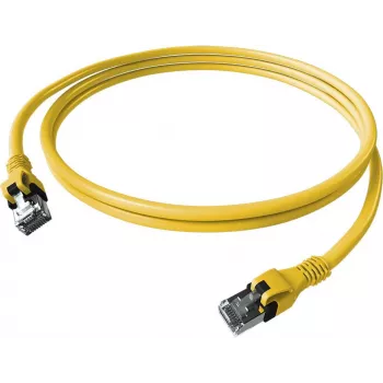 EasyLan saCon DualBoot Patchkabel S/FTP Gelb 3,00m Cat.6A