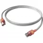 EasyLan saCon DualBoot LED Patchkabel S/FTP Cat.6A, LSOH, grau, 7 m
