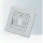 EasyLan CKVDUSL1R Moduldose für 1 Modul, inkl. Zentralplatte und Abdeckrahmen, 80 x 80 mm, Weiß