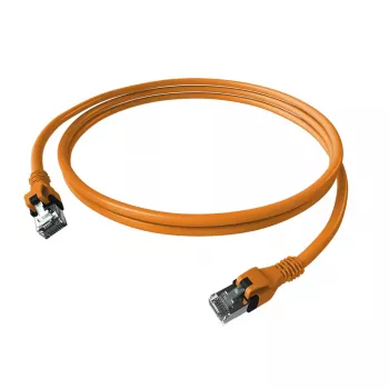 EasyLan saCon DualBoot Patchkabel S/FTP Orange 5,00m Cat.6A