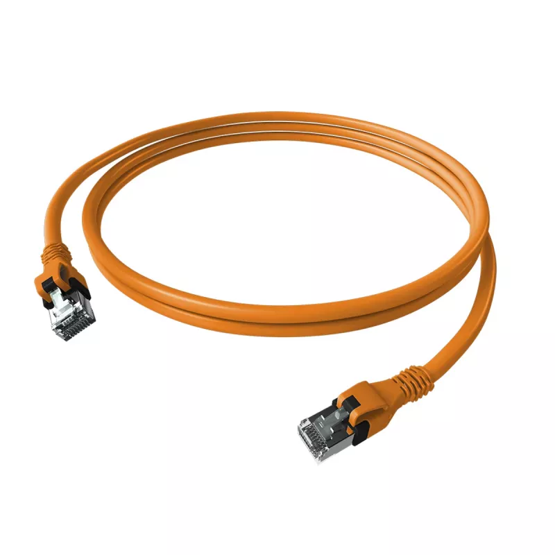EasyLan saCon DualBoot Patchkabel S/FTP Orange 5,00m Cat.6A