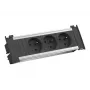 Bachmann Kapsa S 3xUTE Stromverlängerungskabel 2,0m CEE7/7 Schwarz