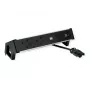 Bachmann Desk 2 Alu Tischsteckdosenleiste - 2x UK Type G Steckdosen - 2m Kabel - Schwarz