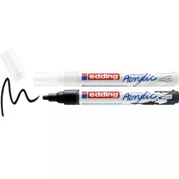 EDDING 5100 Acrylmarker gemischte Farben 2,0 - 3,0 mm, 2 Stück (4-5100-2)