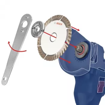 BOSCH Trennscheibe für Edelstahl und Metall, Ø 125 mm, 100 Stück im Eimer (Bohrung 22,23 mm, A 60 T BF)